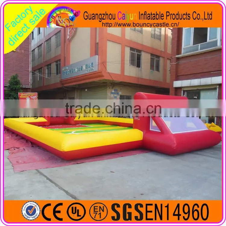 New Inflatable Soapy Football Field For Sale, Air Sealed Inflatable Soap Soccer/Football Field