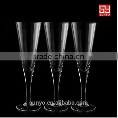 New Style Mouth Blown Glass Margarita Cup with Thick Stem