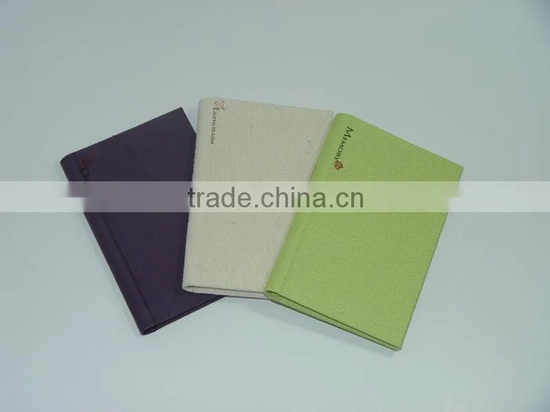 eco-friendly hardcover spiral notebook