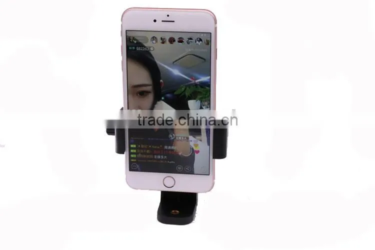 Strong 360 rotable camera Tripod Holder with rotation Phone Clip Mount for iPhone7/7plus/6/6s/6plus/5,SamsungS6 S9/Note 2 3 4 5