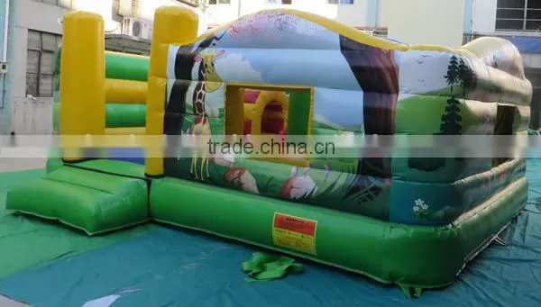 inflatable fun city amusement park, inflatable samll playground