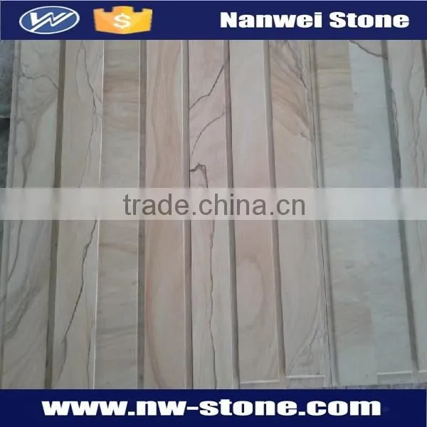 Yellow / Beige Sandstone,Bush Hammered Surface Finishing and Sandstone Type Mint Sandstone
