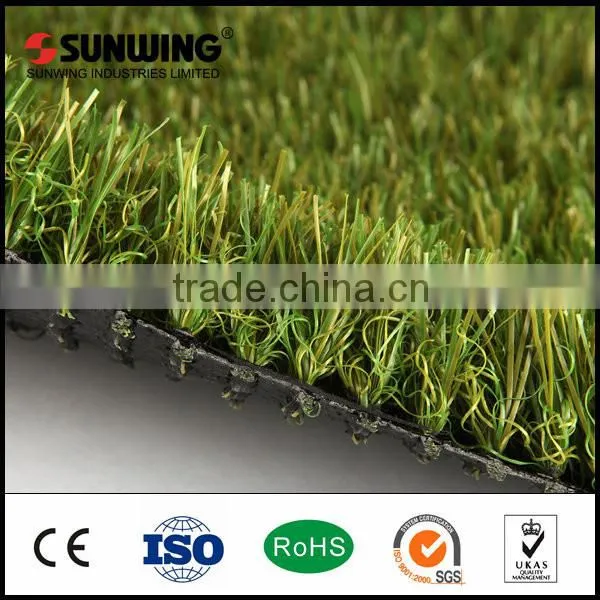 decorative green colorful landscape artificial carpet synthetic grass mat