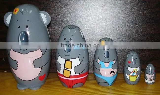 wooden matryoshka russian nesting doll