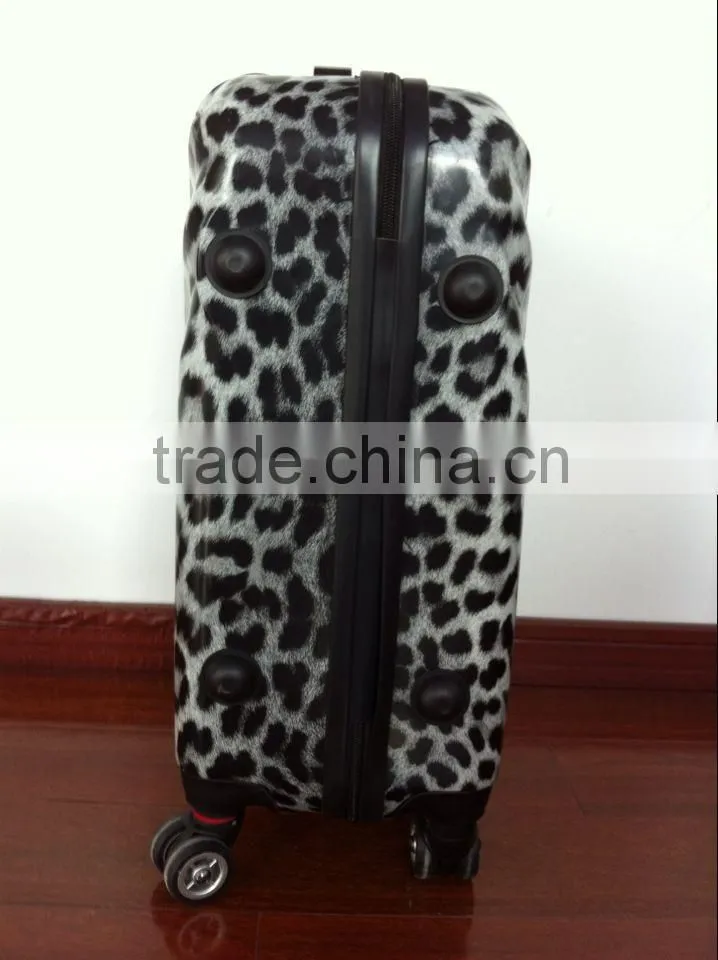 2014 new style Leopard-printed ABS&PC Travel Luggage