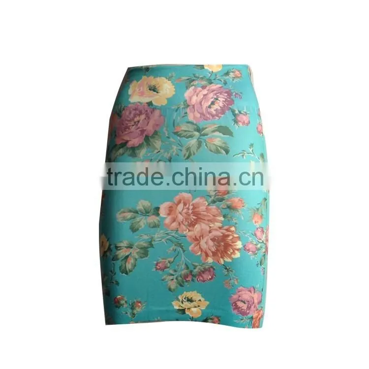 Print Short Tight Pencil Dress for Women