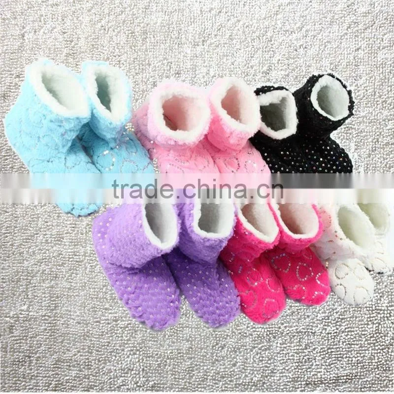 Fashion Women's Glitter Shinning Slipper Boots Indoor Outdoor Slippers
