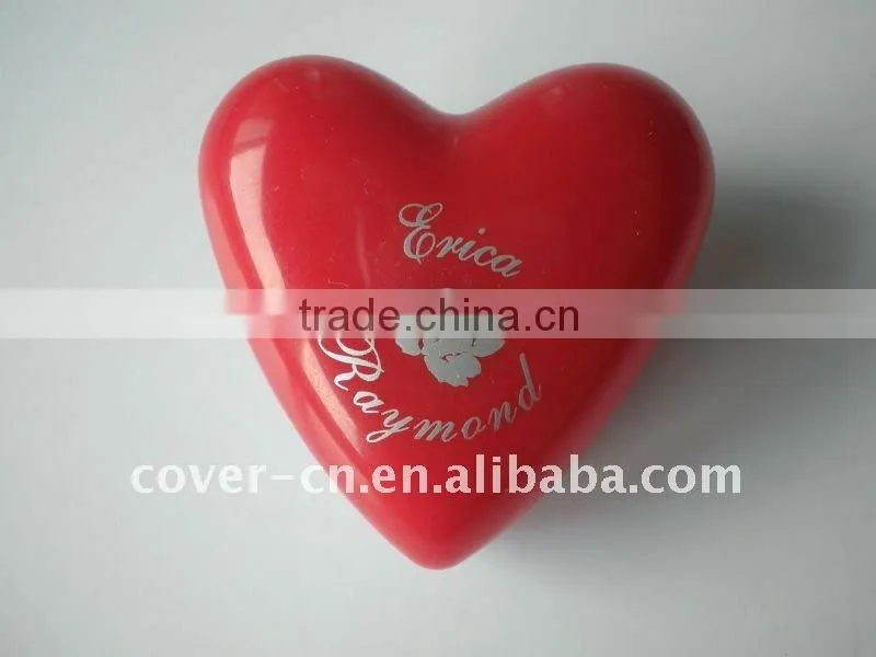 Newest promotional gifts, Heart shaped LED Badge with Pin