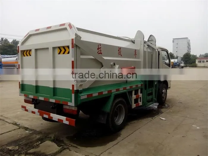 new models dongfeng multifuction seal dump garbage trucks for sale