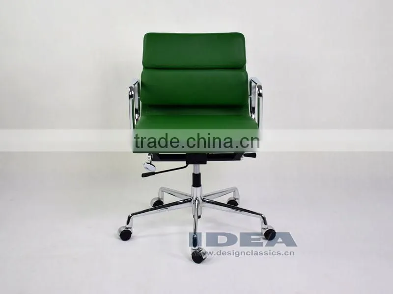 Replica EA217 Charles soft pad desk chair- Green Color Genuine Leather
