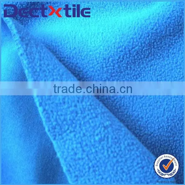 fashionable and warm jacket surface and interlining fabric polar fleece textile for jacket