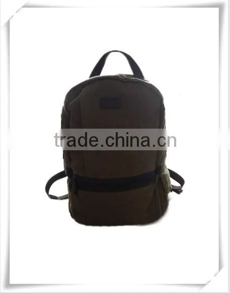 2015 new design made of cotton backpack for school /hiking in hot markets