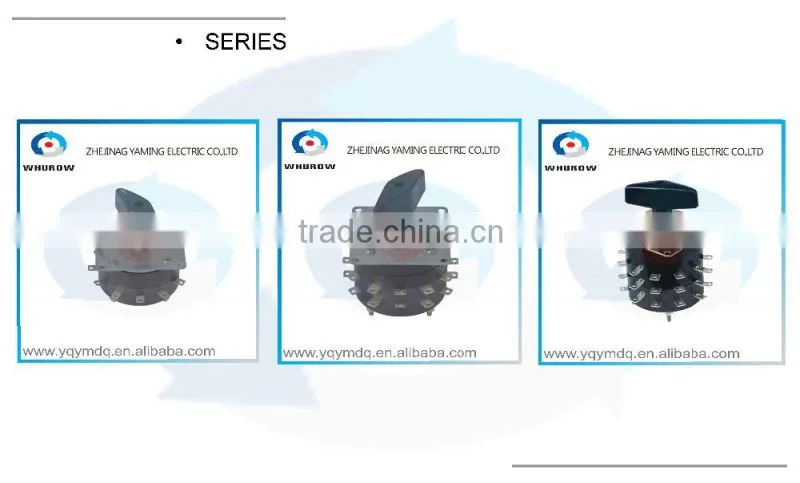 Welding machine switch KDHC-32/3 3 knots 3 poles 32A 3 positions step switch 6 pcs contacts changeover rotary switch