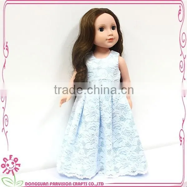 Wholesale Fashion girl lifelike toy 18 inch craft dolls