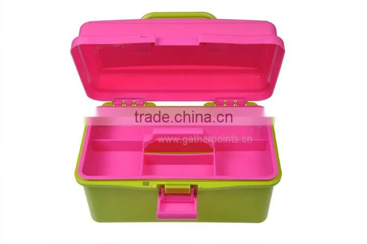 Color Empty Plastic First Aid Box