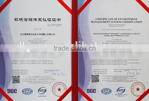 diatomite filter aid for high fructose corn syrup