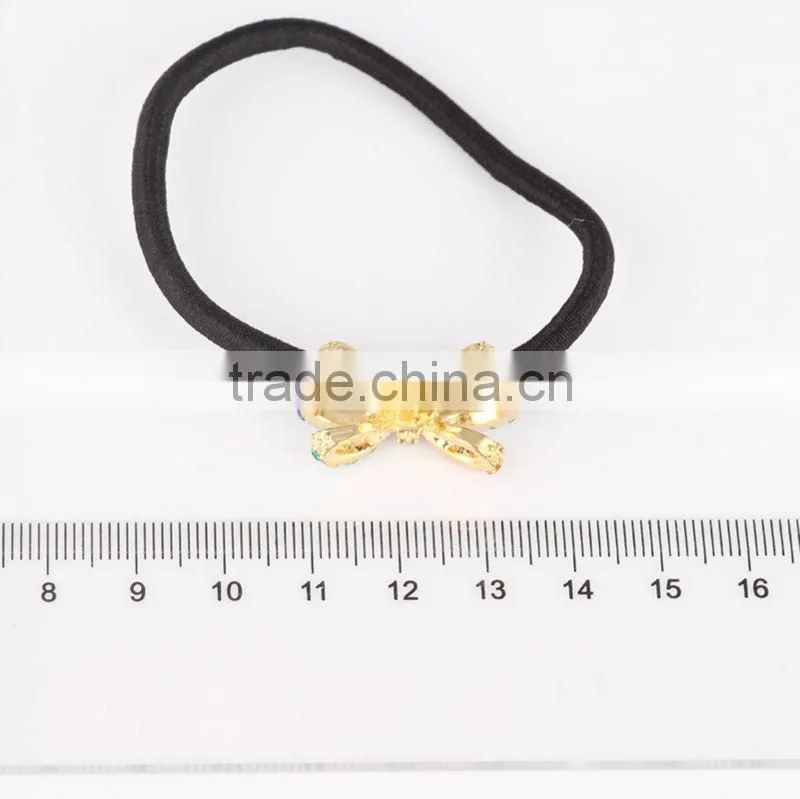 Rhinestone crystal hair scrunchie ,Elastic Ponytail Holder Wholesale MY-015