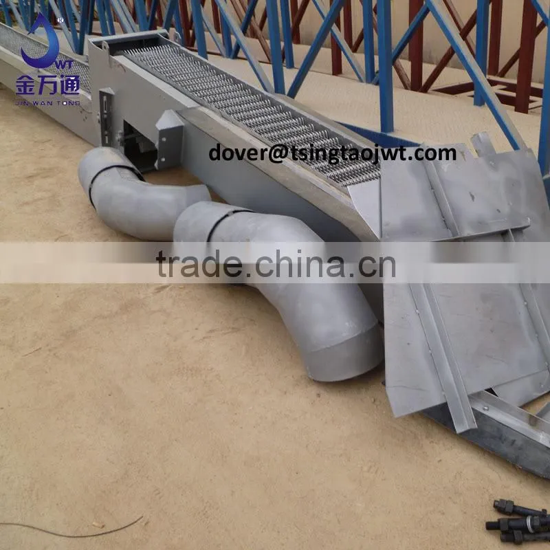 Automatic waste water rake bar screens for solid-liquid separation