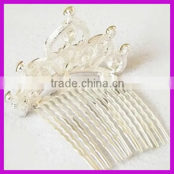 Luxurious rhinestone tiaras combs for bride manufacturers China supplier BY 1873