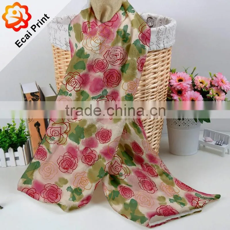 2016 hot sale custom digital printing softtextile blanket scarf