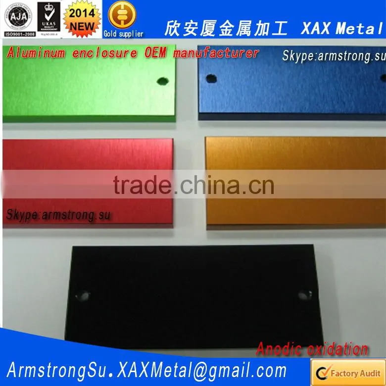 XAX27Alu OEM ODM customized laser cut bend weld plate aluminum network switch case