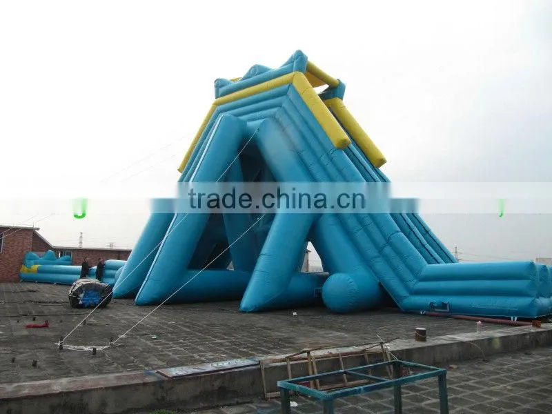 2015 Commercial Grade giant inflatable water slide with pool