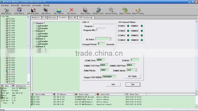 IP QAM Modulator(IP in, RF out)