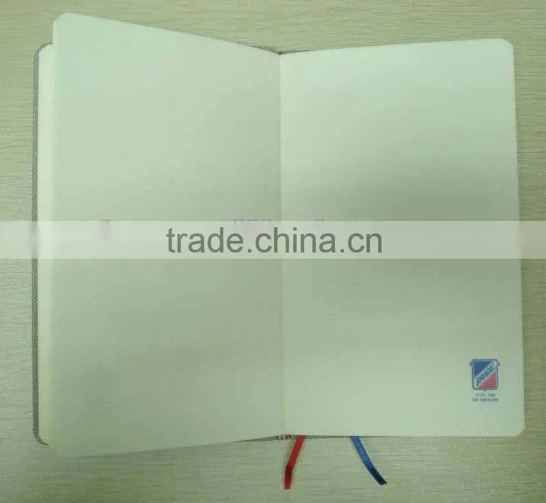 2011 New style woven cover notebook with elastic closure