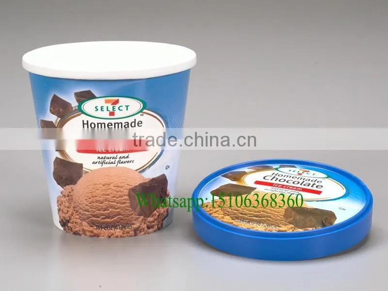 500ml Ice Cream Paper Cup with haagen daz lid