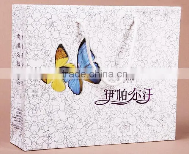 expert manufacuturer custom fashion shopping bag,hand bag,paper packaging for clothes