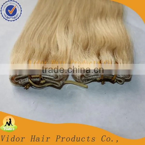 5A Grade Cheap Price Natural Color Clip-In human hair Brazilian Hair Extension