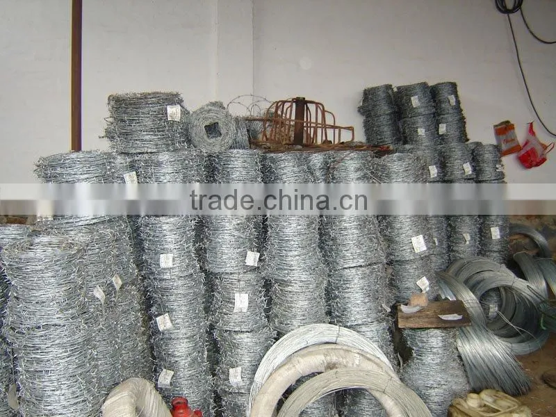 galvanized barb wire