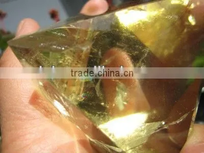 Natural Crystal Citrine Pyramid