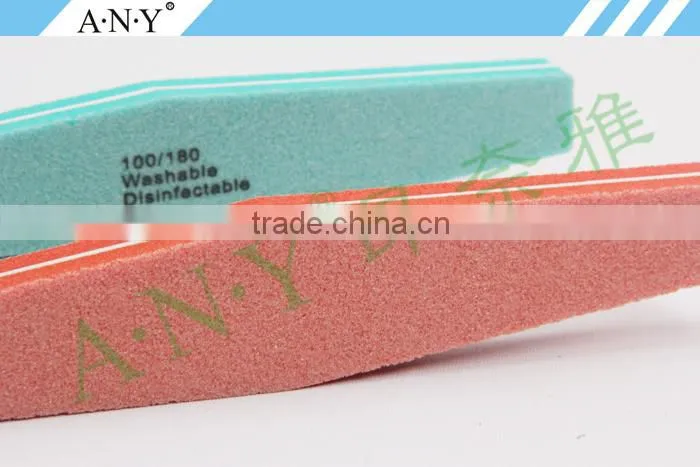 Professional Nail Art Polishing Cheap Sponge Wholesale Nail Files Emery Sand 100/180