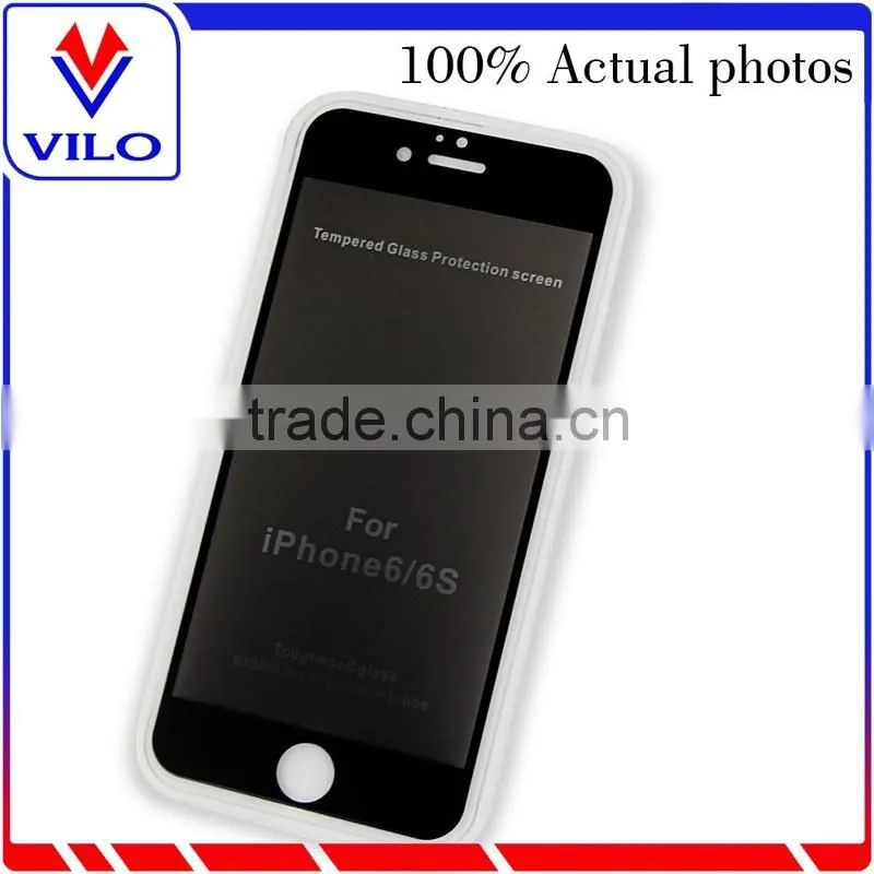 Silk Printing Anti-Spy Temepred Glass Screen Protector For iPhone 6/ 6S