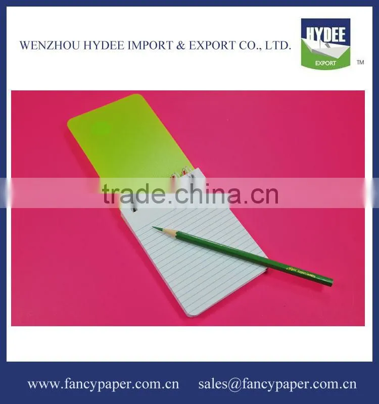 A7 Plastic Cover Spiral Notebook