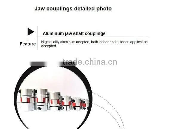 High quality jaw type elastic coupling h type flexible coupling