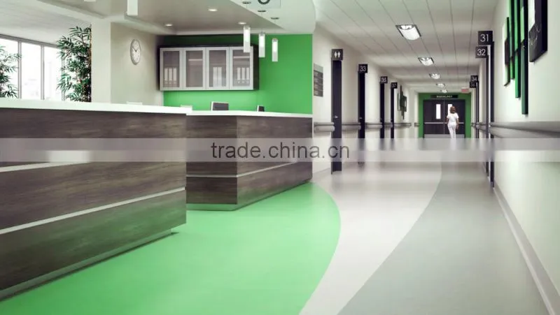 Durable Homogeneous PVC Vinyl Flooring Roll