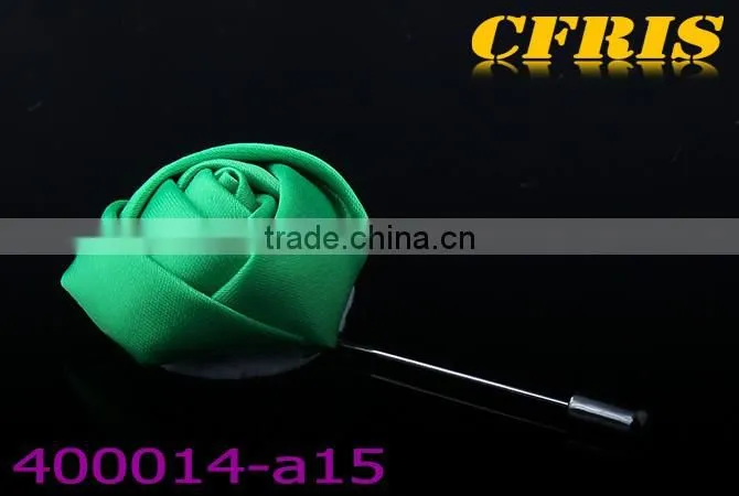 2016 New arriving silk flower bud lapel pins
