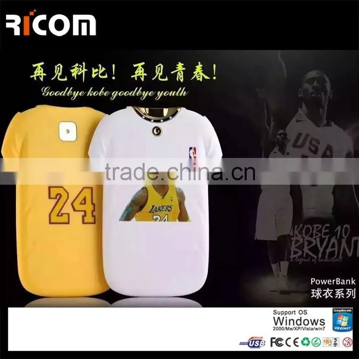 Ricom Full color printing power bank for NBA for basketball star for football star for soccer star--PB102D--Shenzhen Ricom