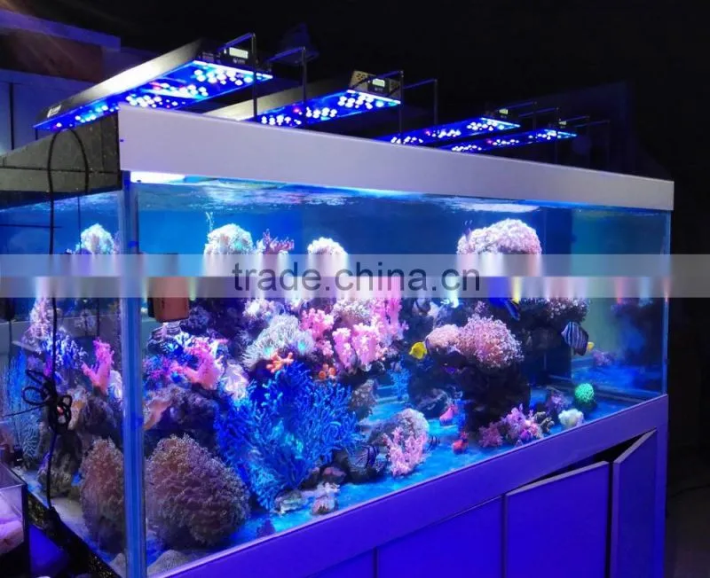 Wholesale 2016 newest design 200W intelligent programmable saltwater led aquarium lights