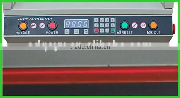 G450VS+ NC paper cutting machine with infrared security, electric paper cutter
