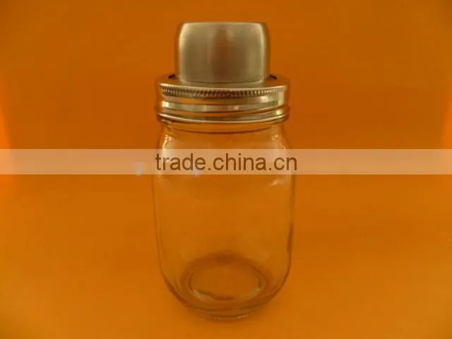 glass cocktail shaker