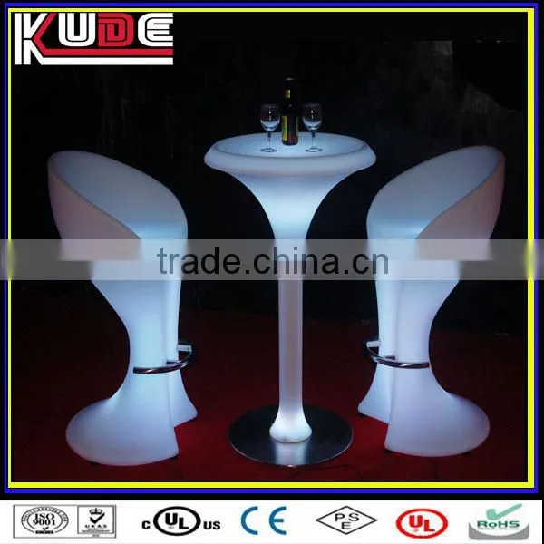 Battery Rechargeable LED glow modern home bar furniture