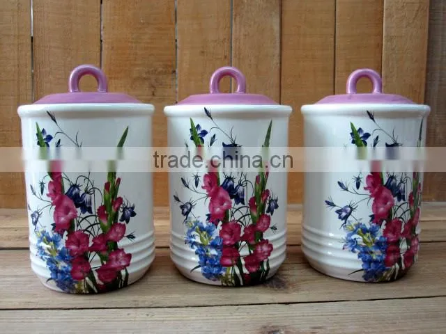 Ceramic 3pcs dessert plates set