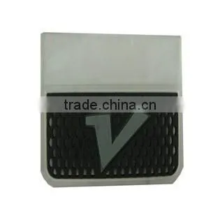 2014 New Product Custom Garment Pvc embossed leather Badge Silicone Rubber badge