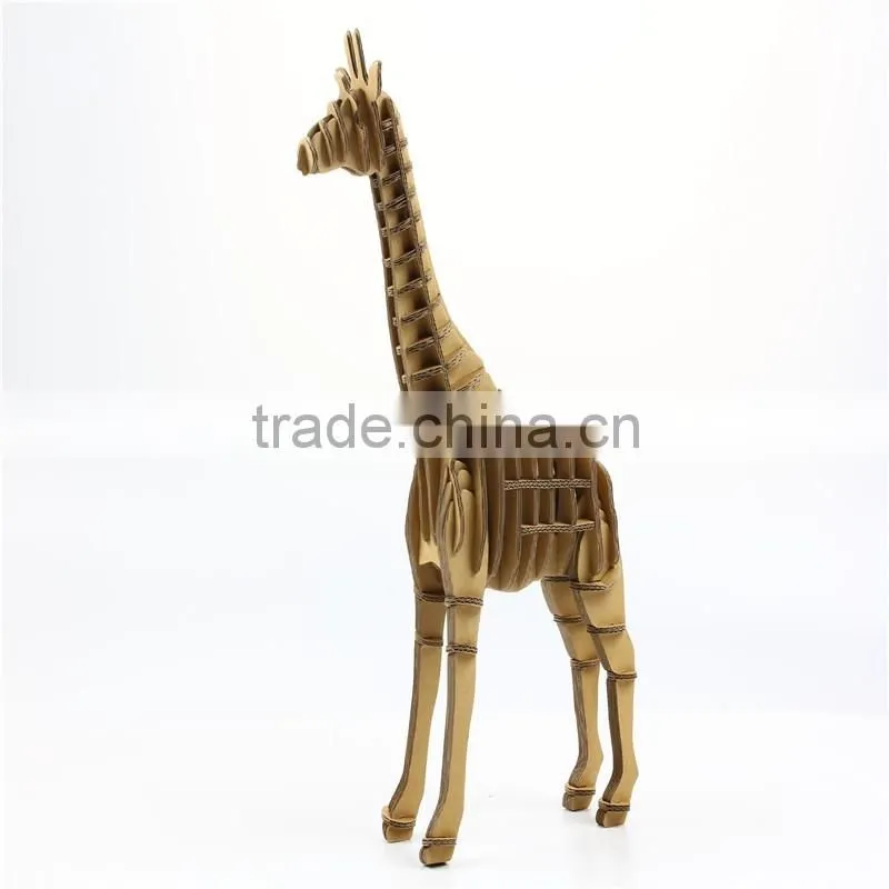 DIY Customized 3D Cardboard Paper puzzle animal models