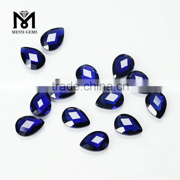 Double Briolette Faceted Pear Shape 5 x 7 mm 34# Corundum Sapphires