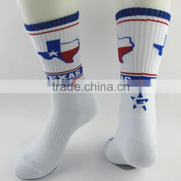 cheap high quality hot sale men's half terry sport socks