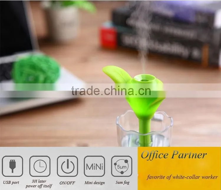 USB mini clover home air freshener diffuser/portable perfume mist diffuser